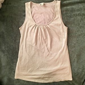 Banana Republic silver shimmer tank